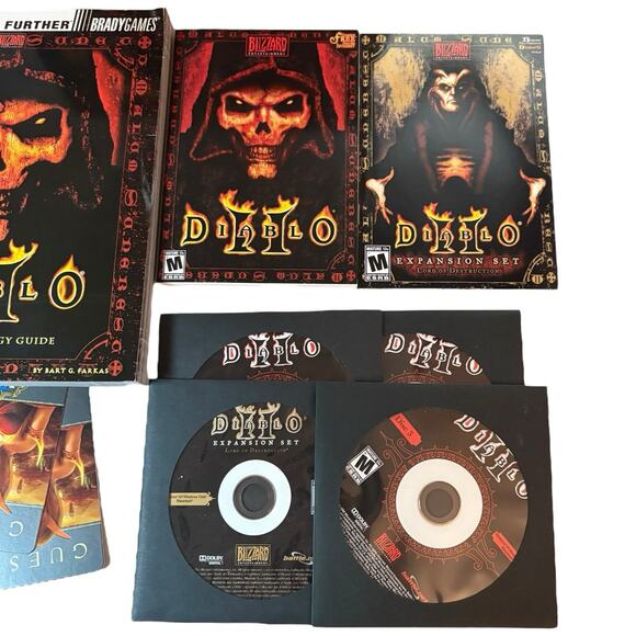 2001 Diablo II Battle Chest PC Video Game Strategy Guide Manual Expansion Pack - Picture 14 of 16